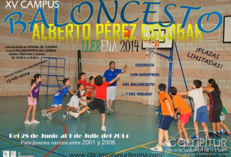 Abierto el plazo de inscripción para el XV Campus de Baloncesto en Llerena 