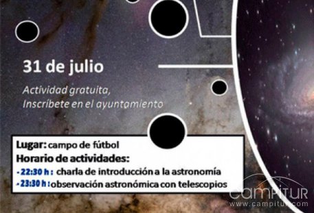 Observación astronómica en Villaharta 