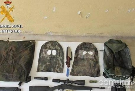Detenidos dos cazadores furtivos en Llerena 