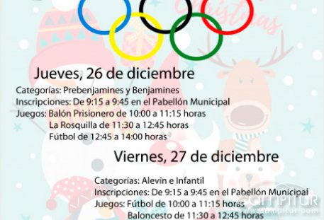 I Mini Olimpiada de Navidad 2019 en Granja de Torrehermosa 