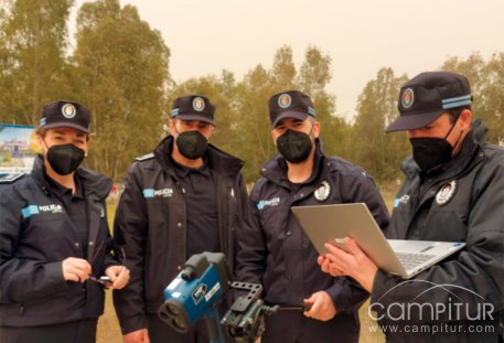 65 policías locales de la provincia de Badajoz se forman en el uso de radares móviles 