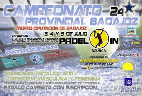 I Campeonato provincial de Pádel de Badajoz en Azuaga