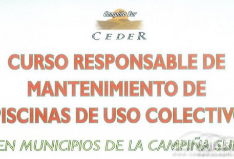 El Ceder organiza un Curso de Responsable de Mantenimiento de Piscinas de Uso Colectivo