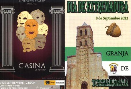 Programa Día de Extremadura en Granja de Torrehermosa 