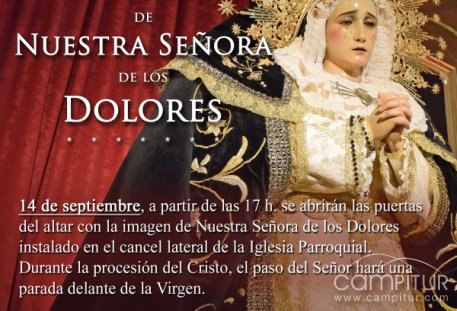 Festividad de Nuestra Señora de los Dolores en Granja de Torrehemosa 