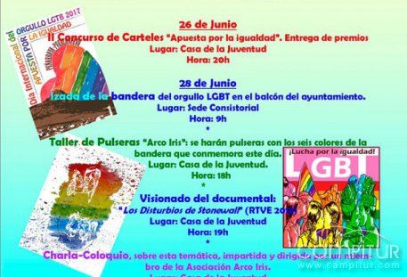 Actividades conmemorativas Día Orgullo LGBTI en Peñarroya-Pueblonuevo 
