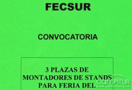 Convocatoria Institución Ferial Fecsur 