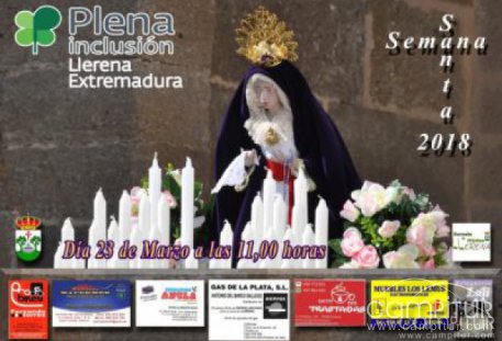 Plena Inclusión Llerena vuelve a sacar su Semana Santa a la calle 