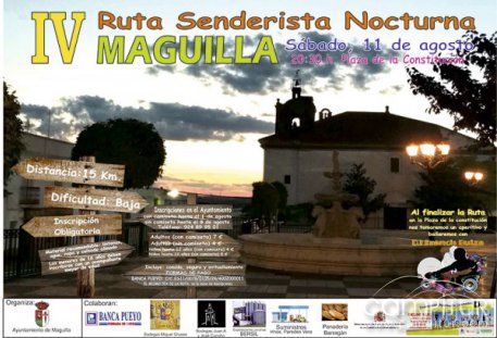 Maguilla celebra su IV Ruta Nocturna 
