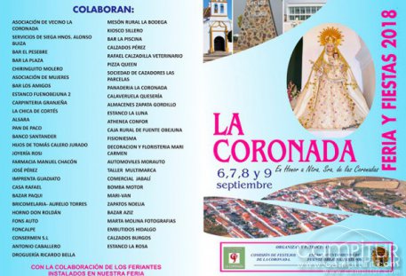 Feria y Fiestas de La Coronada 20018