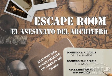 Escape Room “El asesinato del archivero” 