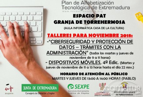 Programación PAT Granja de Torrehermosa para noviembre 