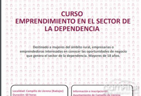 Curso Emprendimiento en el Sector de la Dependencia en Campillo de Llerena 