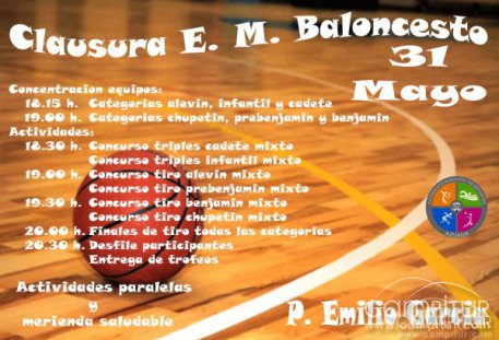 Clausura de la Escuela Municipal de Baloncesto de Azuaga