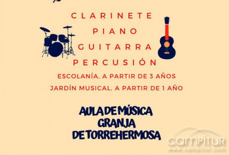 Preinscripciones Aula Municipal de Música de Granja de Torrehermosa 
