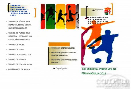 Torneos Deportivos XXII Memorial Pedro Molina Feria Maguilla 2019 