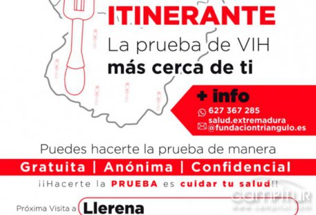 Prueba rápida y gratuita del VIH en Llerena 