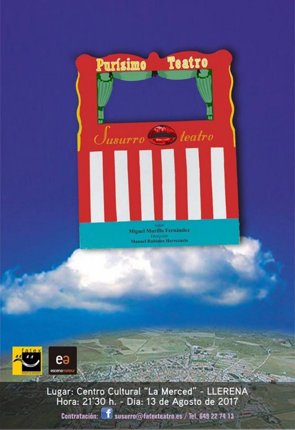 Cartel de Teatro: “Purísimo Teatro” en Llerena