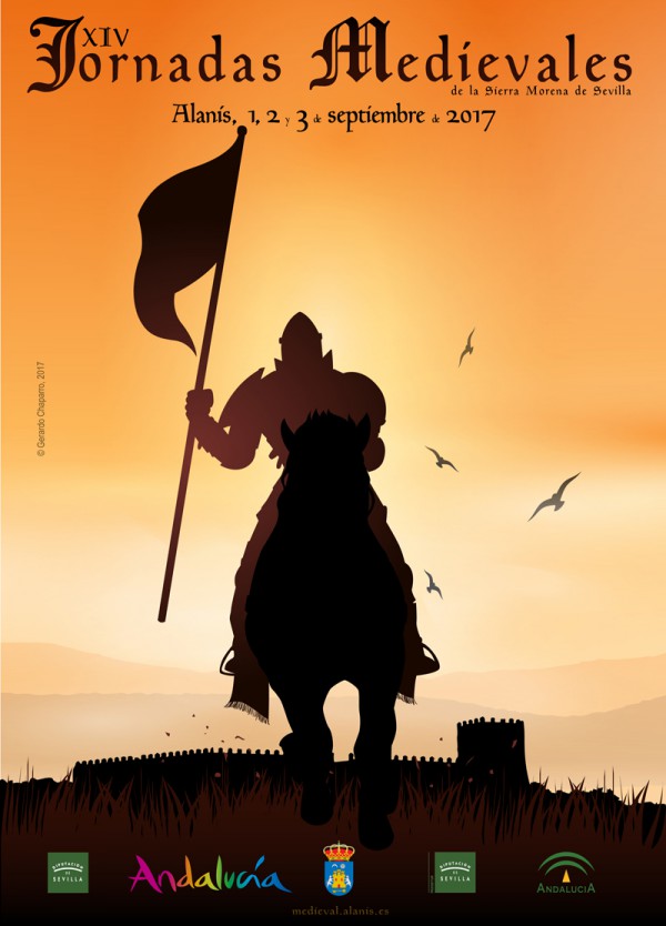 Cartel de XIV Jornadas Medievales Sierra Norte de Sevilla