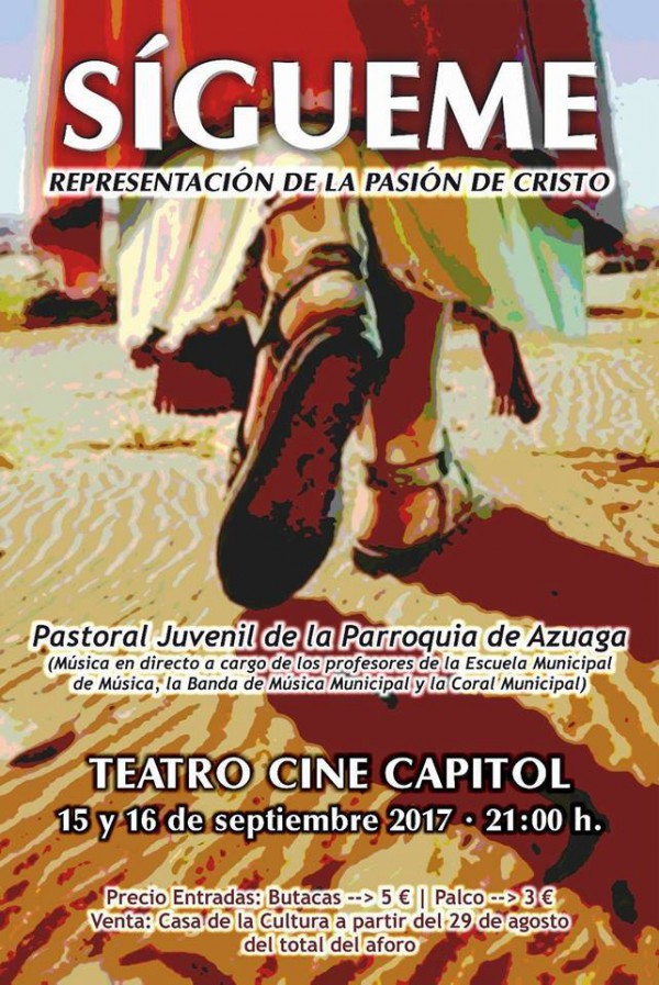 Cartel de Teatro “Sígueme” 