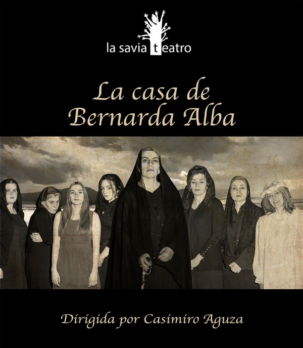 Cartel de “La Casa de Bernarda Alaba” en Azuaga