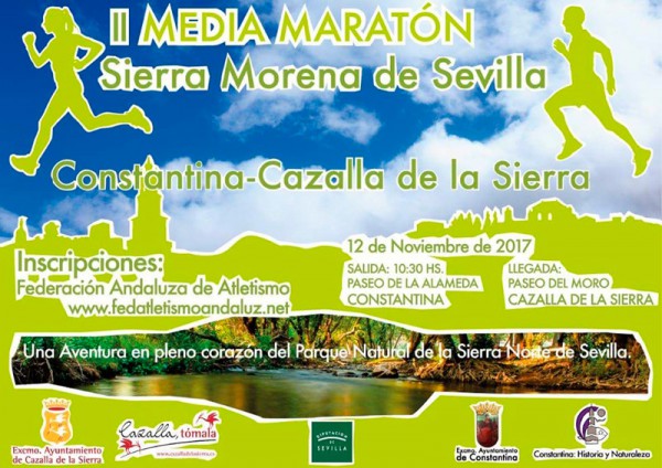 Cartel de II Media Maratón Sierra Morena de Sevilla