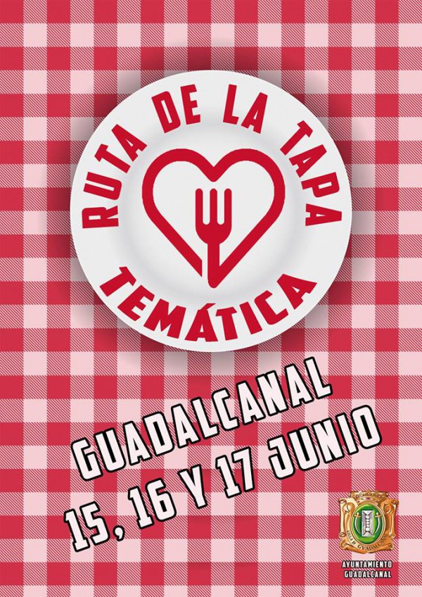 Cartel de Ruta de la Tapa Temática en Guadalcanal  