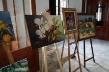 Exposición de trabajos del Aula de Pintura de la UP de Azuaga
