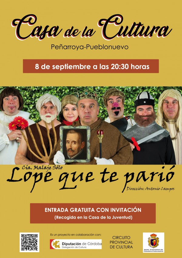 Cartel de  Teatro “Lope que te parió”