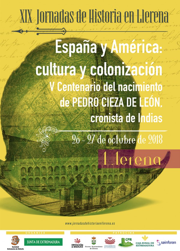 Cartel de XIX Jornadas de Historia en Llerena