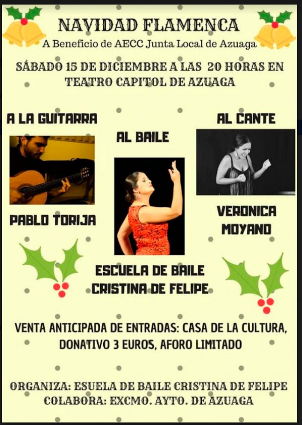 Cartel de Festival Navideño Flamenco