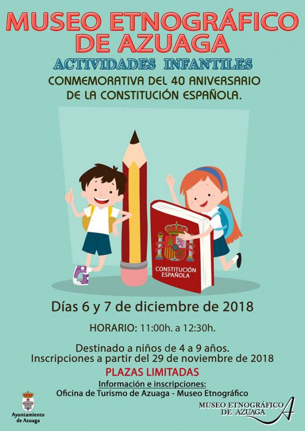 Cartel de Actividades Infantiles en el Museo Etnográfico