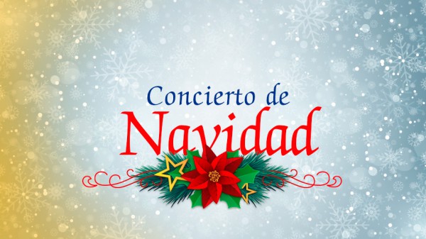 Cartel de Concierto de Navidad de la Escuela Municipal de Música de Llerena