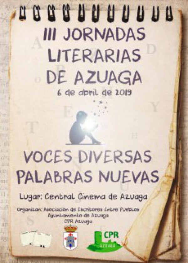 Cartel de III Jornadas Literarias de Azuaga 