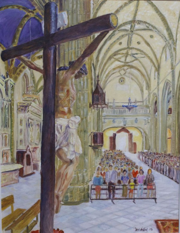 Cartel de Exposición “Pinturas de Azuaga al óleo”