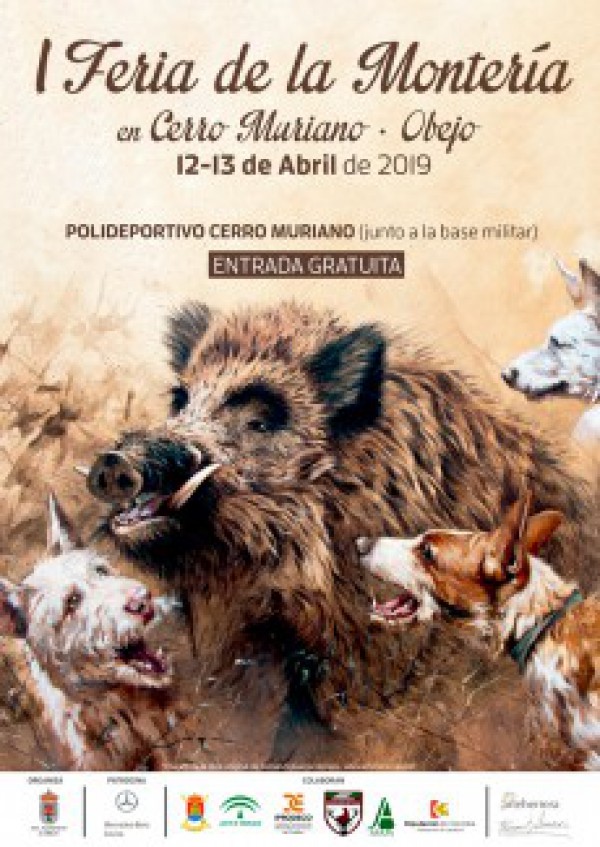 Cartel de I Feria de la Montería en Cerro Muriano – Obejo 