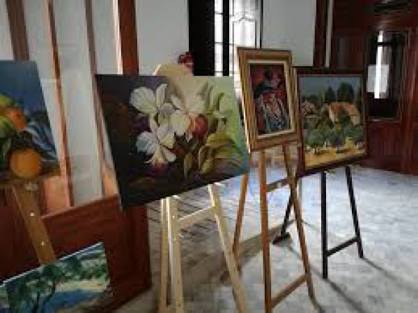 Cartel de Exposición Aula Pintura Universidad Popular