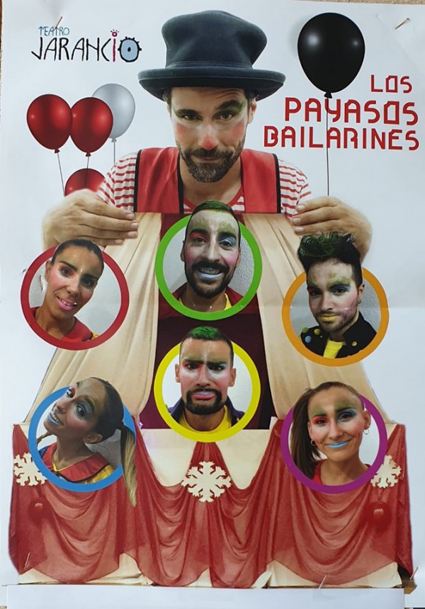 Cartel de Los payasos bailarines