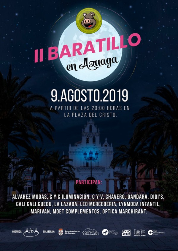 Cartel de II Baratillo de Adea