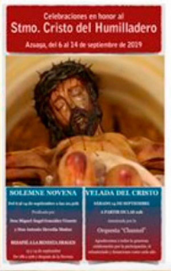 Cartel de Velada del Santísimo Cristo del Humilladero