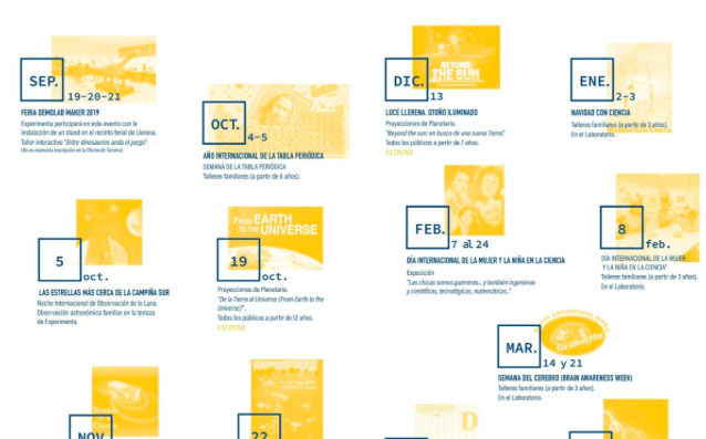 Cartel de VI Semana de la Ciencia en EXPERIMENTA