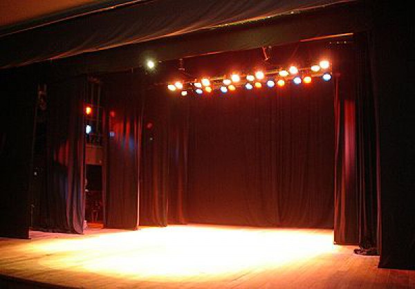Cartel de Candilejas Teatro en Azuaga