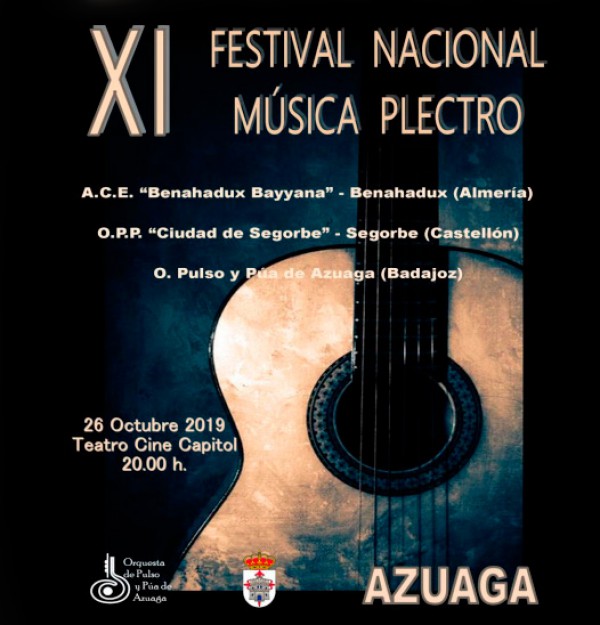 Cartel de IX Edición del Festival Nacional de Música Plectro 