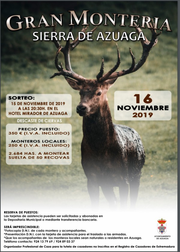 Cartel de Montería de Azuaga