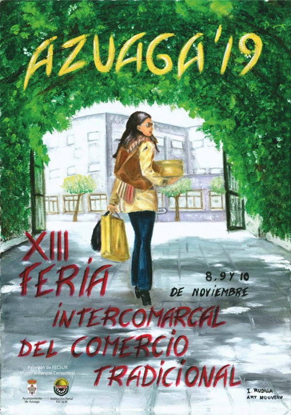 Cartel de XIII Feria Intercomarcal del Comercio Tradicional