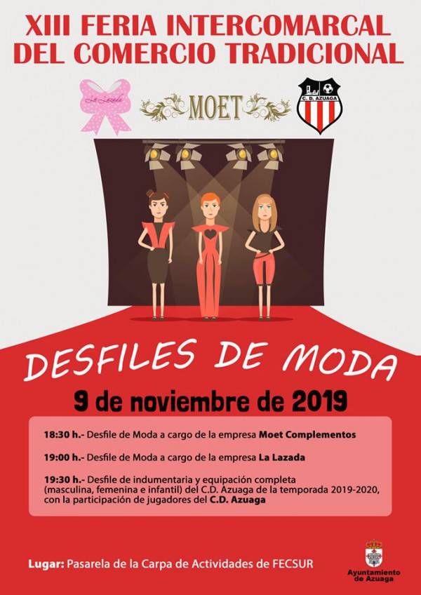 Cartel de Desfiles de Moda - Feria del Comercio