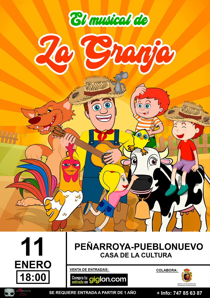 Cartel de El Musical de la Granja 