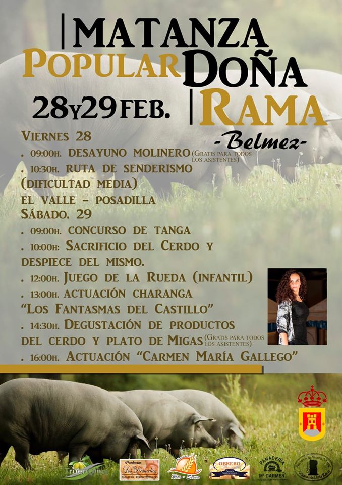 Cartel de Matanza Popular de Doña Rama