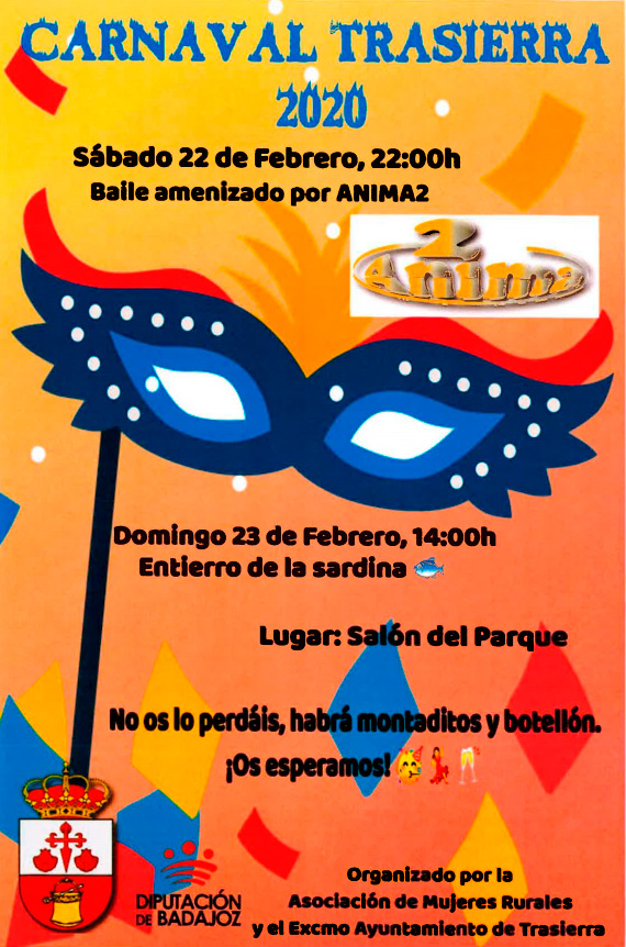 Cartel de Carnaval 2020 Trasierra