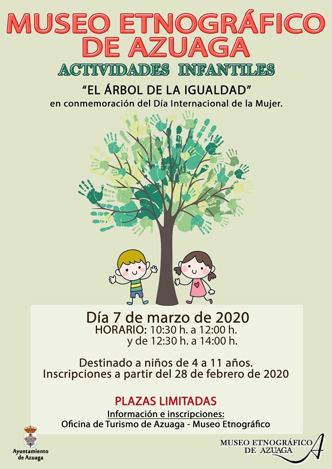 Cartel de Actividades Infantiles en el Museo Etnográfico
